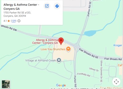 Get Directions From Your Location to Allergy & Asthma Center in Conyers, GA Get Directions From Your Location to Allergy & Asthma Center in Conyers, GA